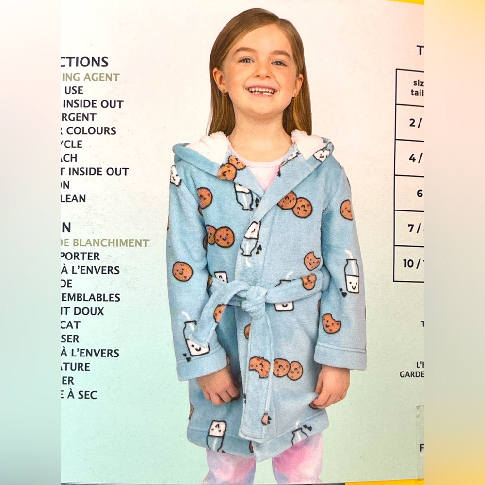 Sm (6) Pekkle Plush Robe Girls